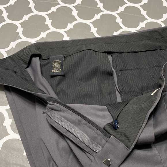 Axist men’s dress slacks pants dark gray 33/32 - Picture 4 of 9